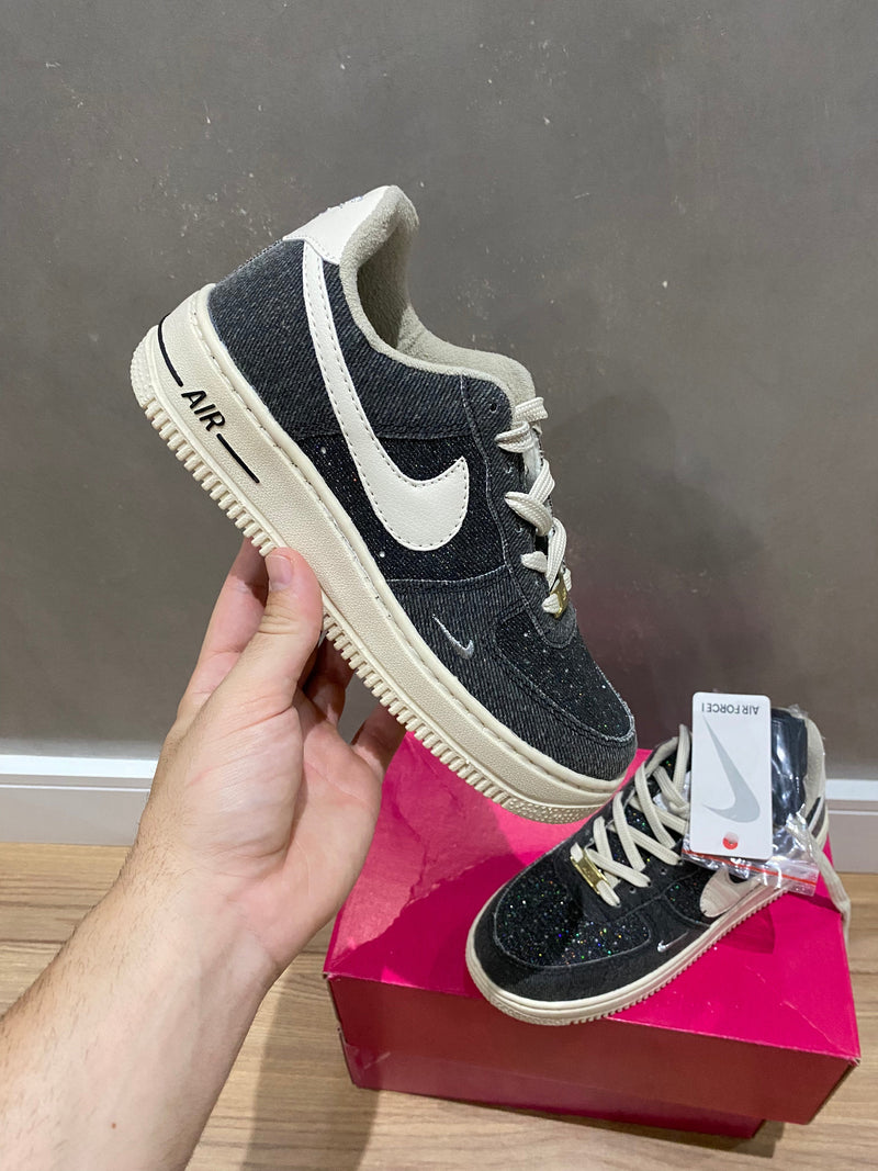 Air Force 1 Chumbo brilhante lançamento oferta + relógio de brinde