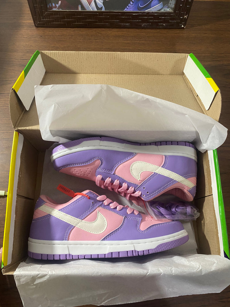 Dunk Low roxo lançamento oferta + relógio de brinde