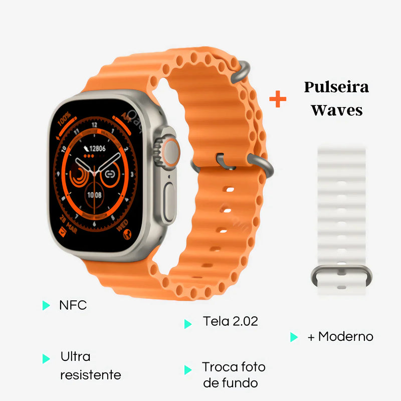 IWO 16 Smart Watch Ultra Série 8 + Pulseira de Brinde Envio imediato