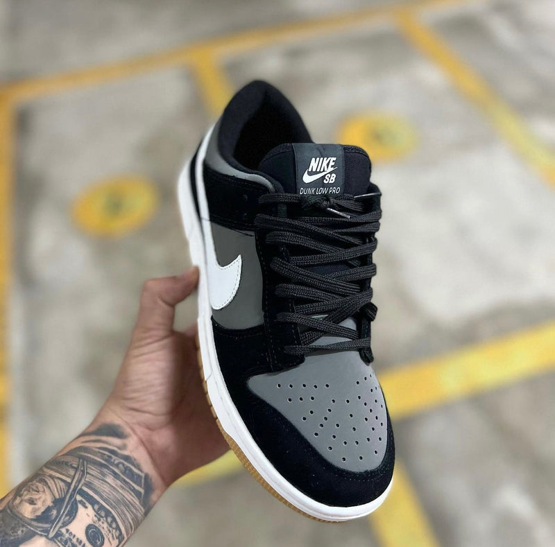 Dunk Low P/B sola marrom lançamento oferta + relógio de brinde