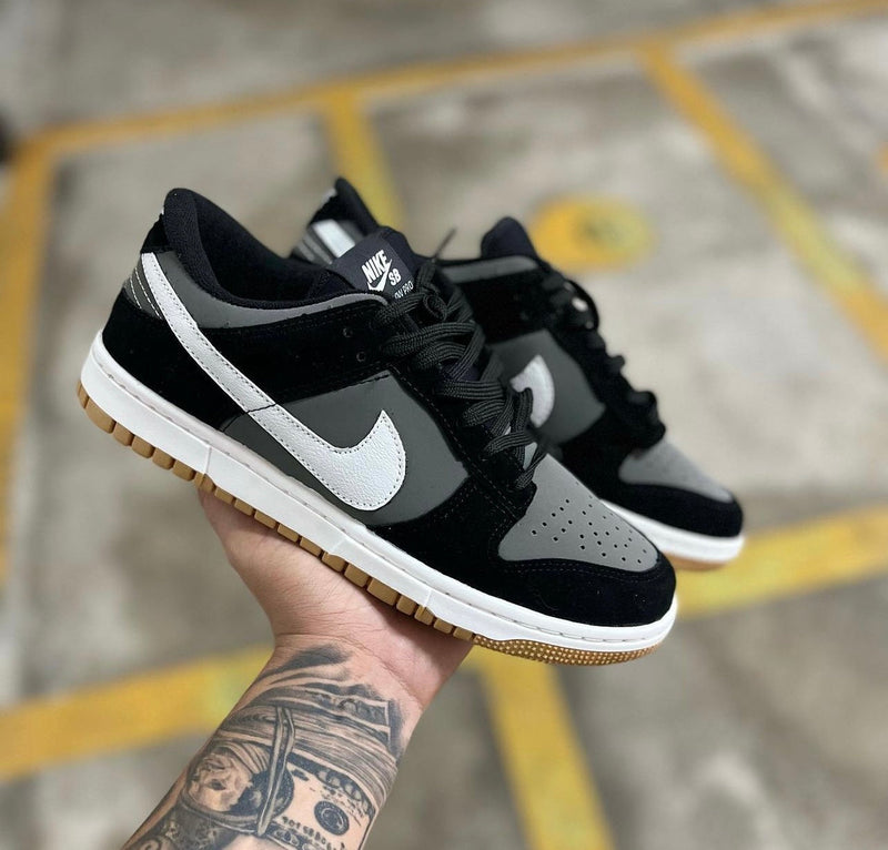 Dunk Low P/B sola marrom lançamento oferta + relógio de brinde