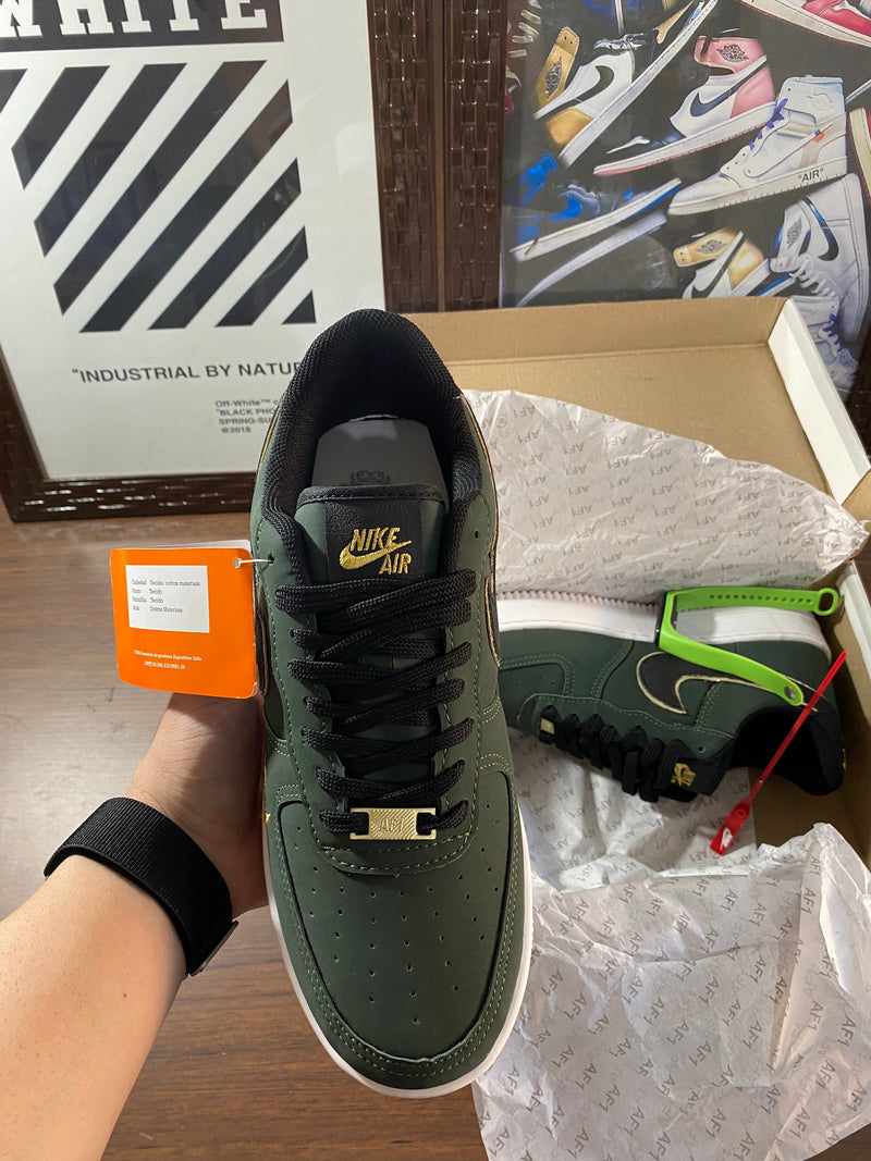 Air Force 1 Verde lançamento oferta + relógio de brinde