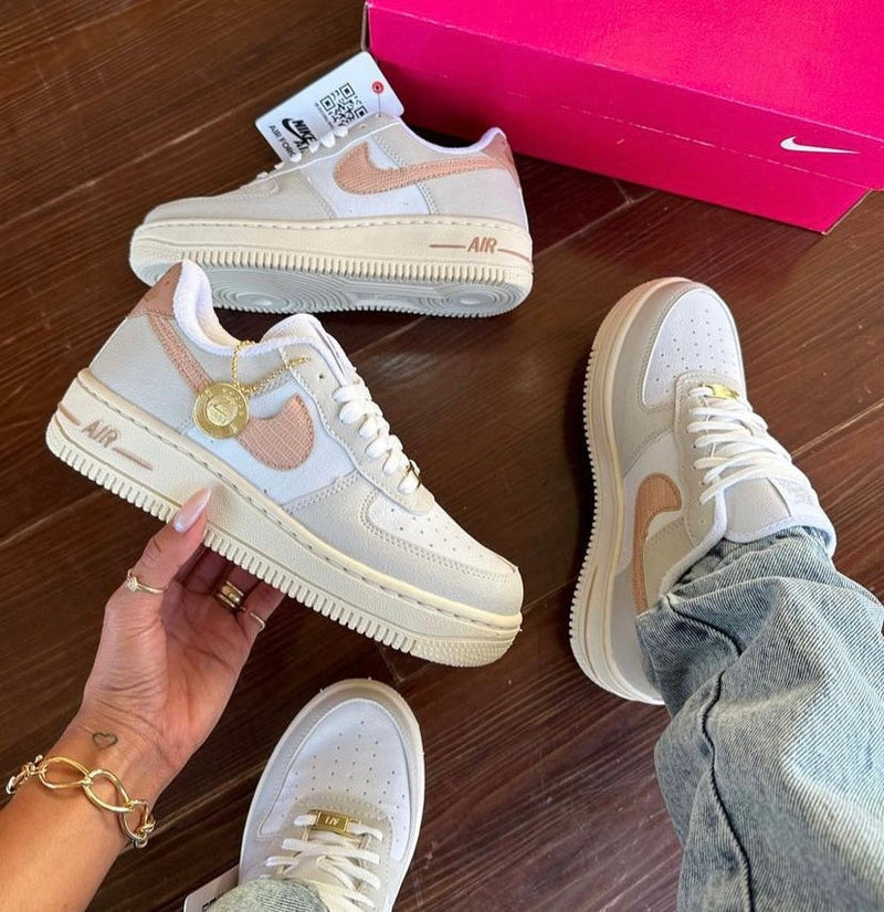 Air Force 1 rose Coin lançamento oferta + relógio de brinde