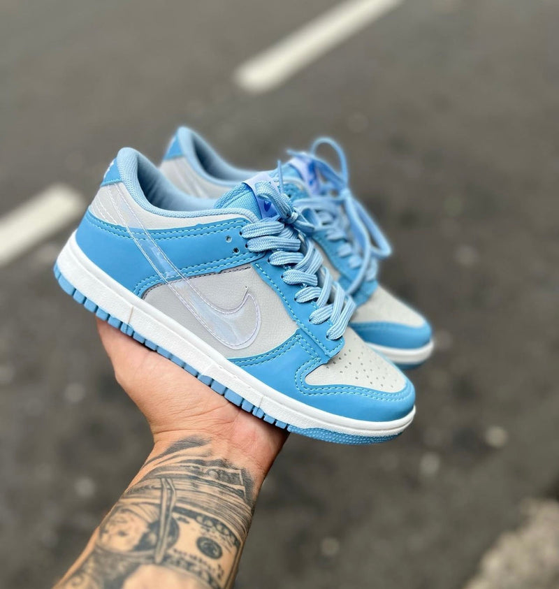 Dunk Low Blue/White lançamento oferta