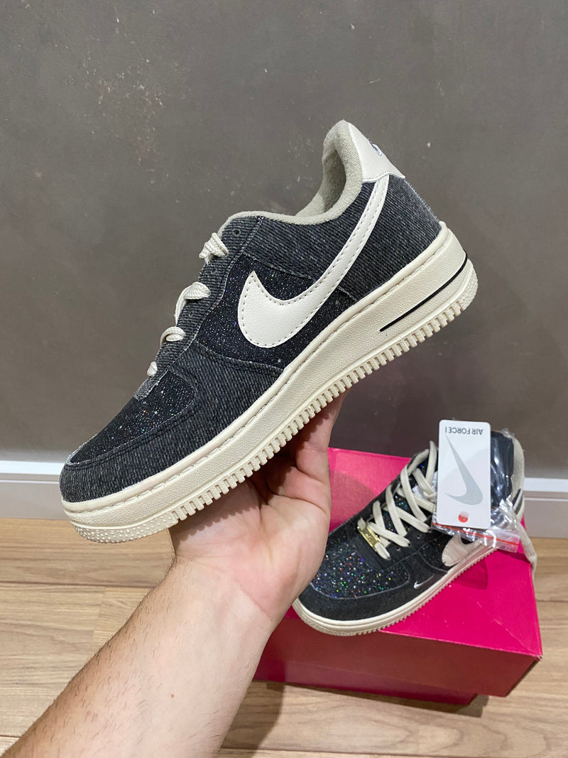 Air Force 1 Chumbo brilhante lançamento oferta + relógio de brinde