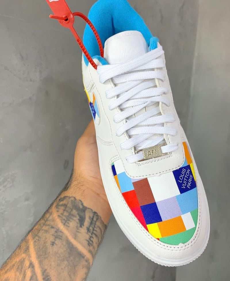 Air Force 1 L0uis Vu1tton  lançamento oferta + relógio de brinde