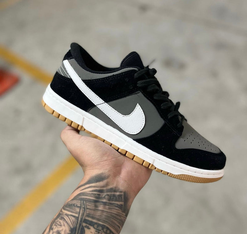 Dunk Low P/B sola marrom lançamento oferta + relógio de brinde