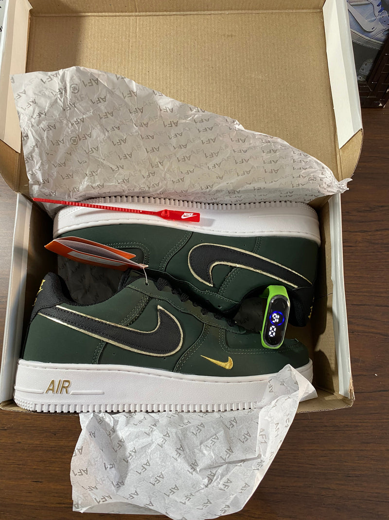 Air Force 1 Verde lançamento oferta + relógio de brinde