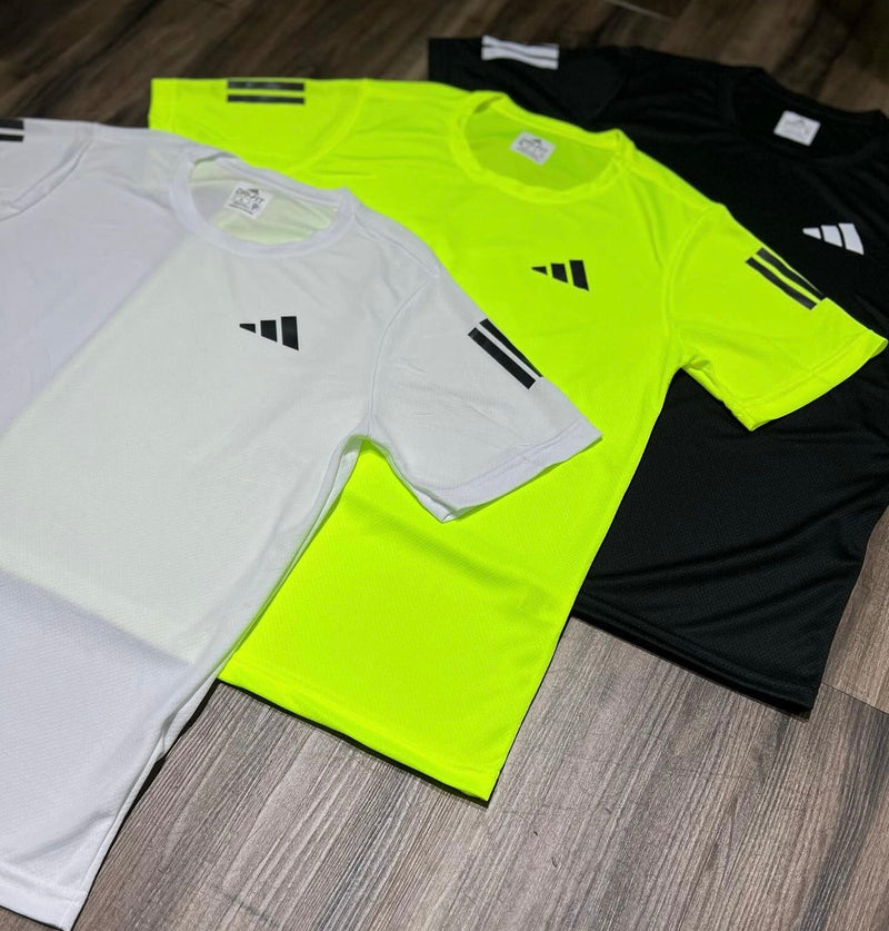 Kit 3 camisetas Adidas trio dryfit - mega oferta