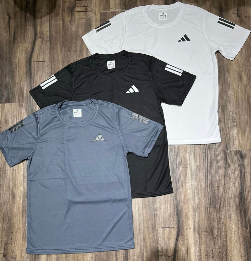 Kit 3 camisetas Adidas trio dryfit - mega oferta