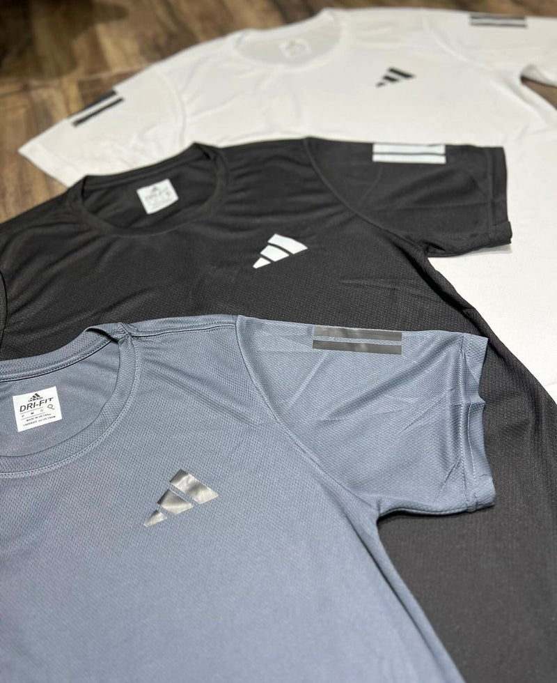 Kit 3 camisetas Adidas trio dryfit - mega oferta