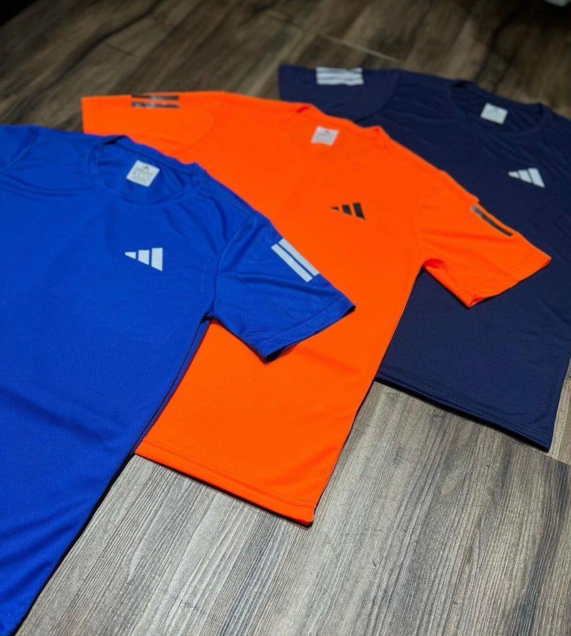 Kit 3 camisetas Adidas trio dryfit - mega oferta