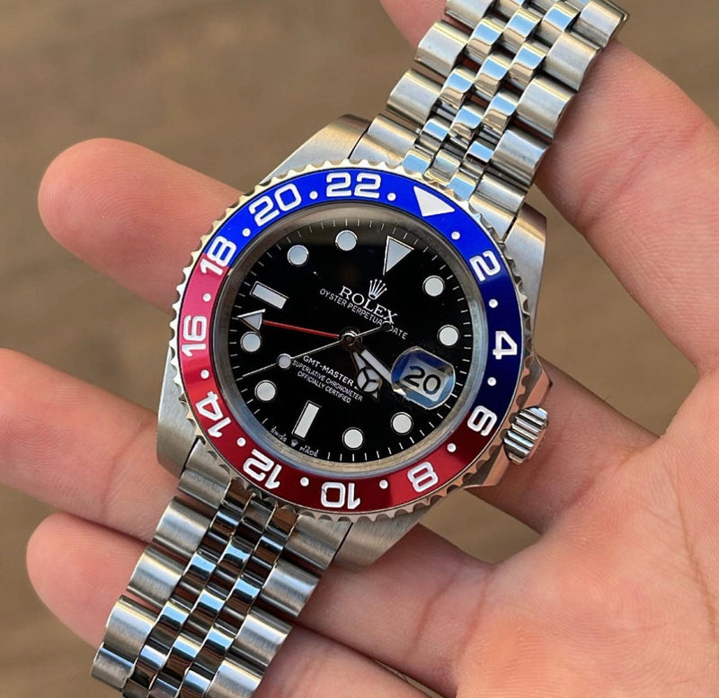 Relógio de pulso Rolex GMT - Envio imediato