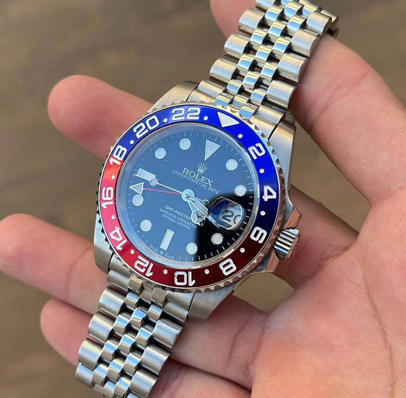 Relógio de pulso Rolex GMT - Envio imediato