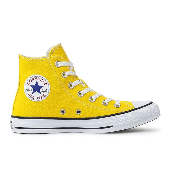 Tênis Infantil/Adulto Unissex Converse All Star Cano Alto Amarelo