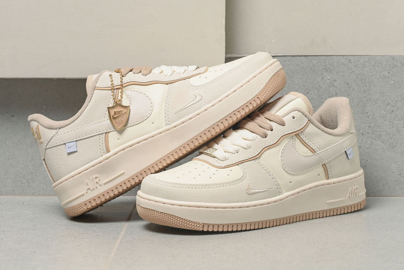 Air Force 1 medalha bege unissex lançamento oferta + relógio de brinde