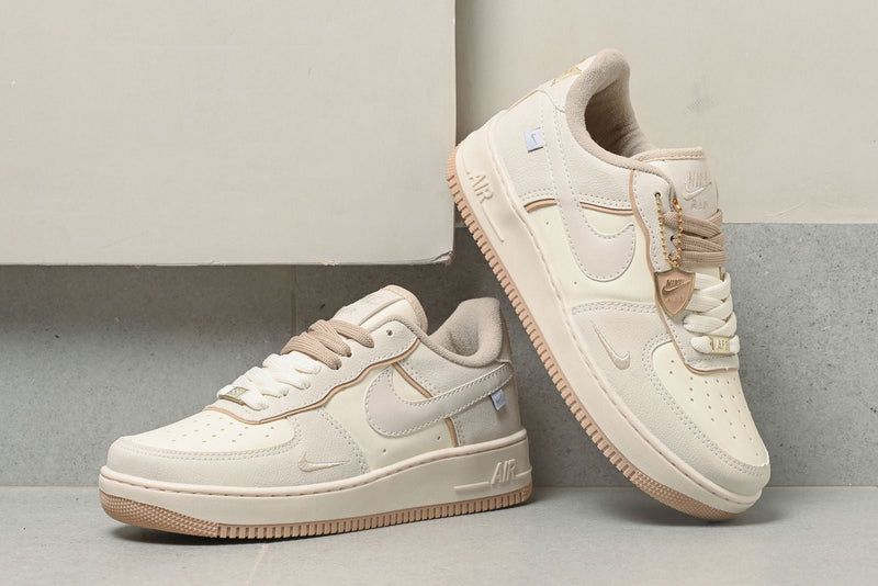 Air Force 1 medalha bege unissex lançamento oferta + relógio de brinde