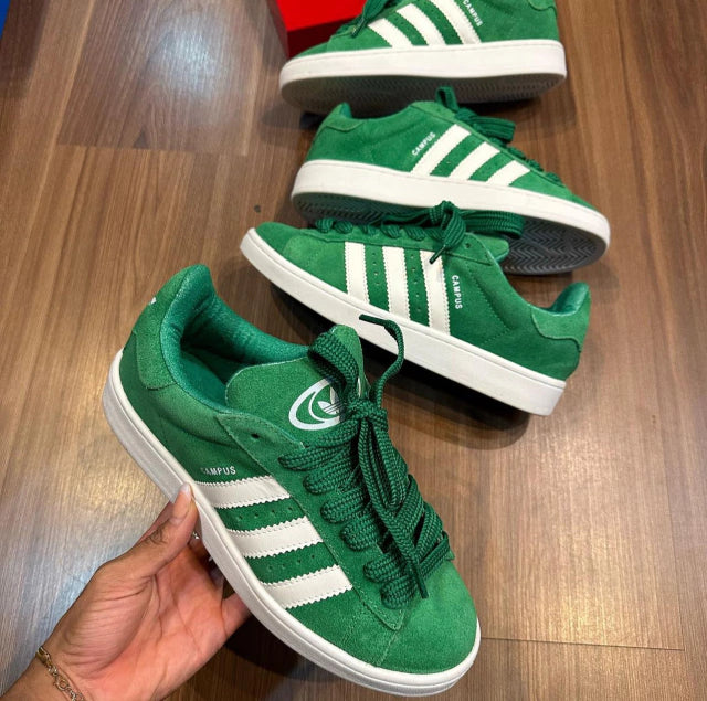 Adidas Campus Verde Limão lançamento + Relógio de brinde