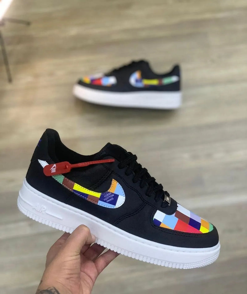 Air Force 1 LV lançamento oferta + relógio de brinde