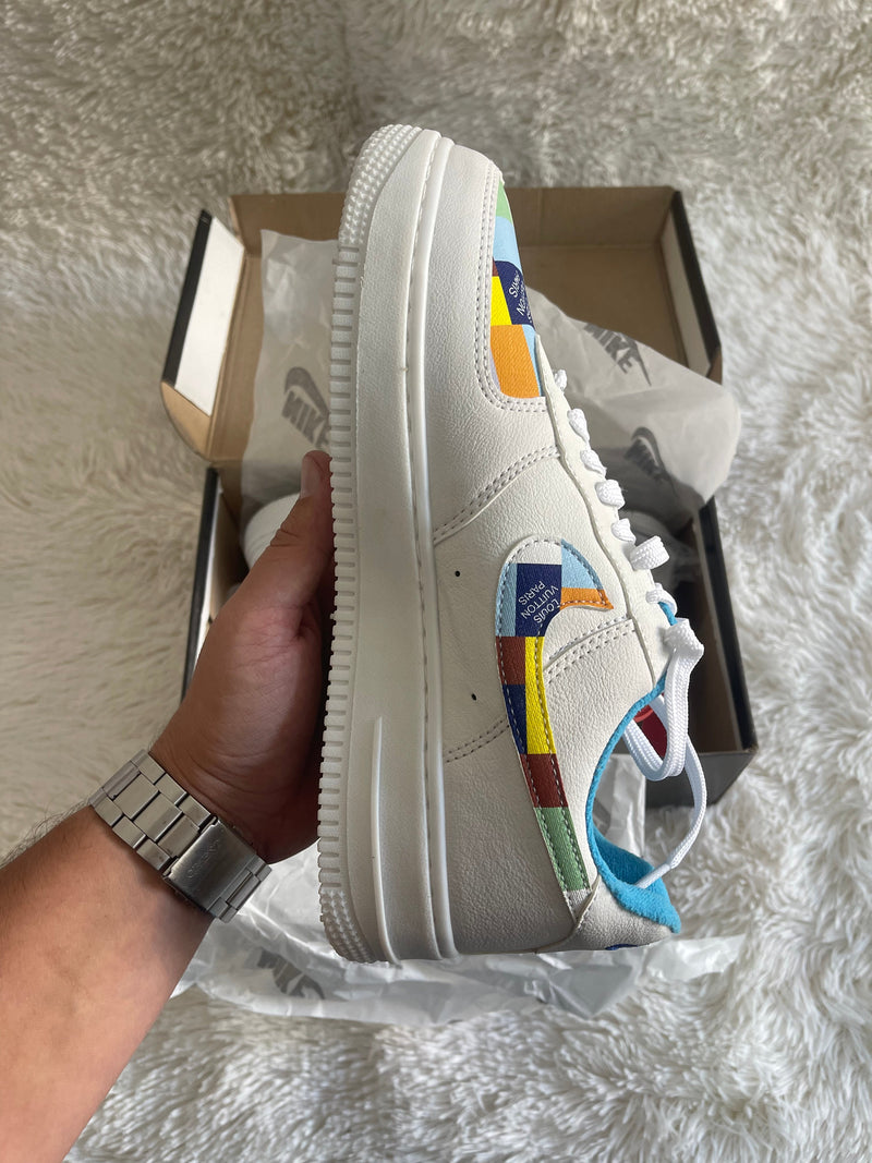 Air Force 1 LV lançamento oferta + relógio de brinde