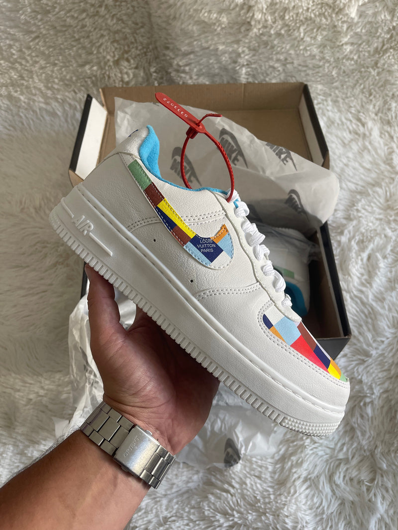 Air Force 1 LV lançamento oferta + relógio de brinde